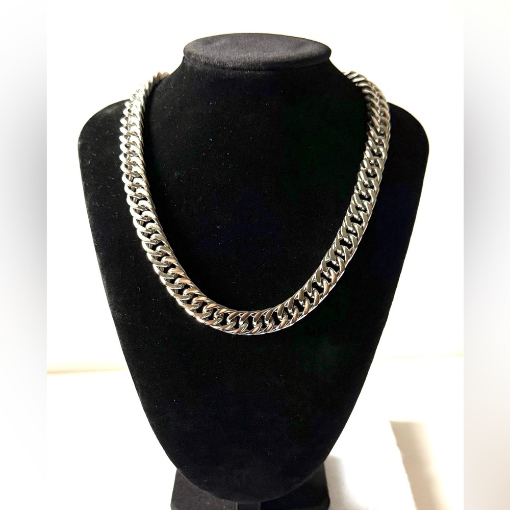Men’s Miami Cuban Link Chain Necklace 12mm × 18" Long New